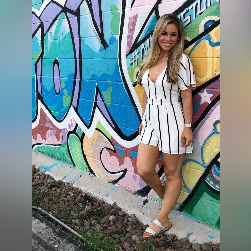 Striped Romper